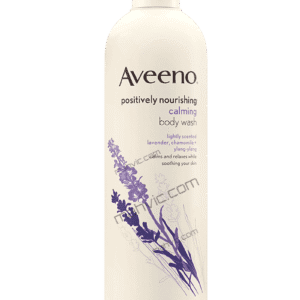 Aveeno Positively Nourishing Moisturizing Calming Lavender Chamomile Ylang Ylang Body Wash