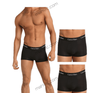 Calvin Klein Cotton Stretch Classic Fit 3 Pack Low Rise Trunks Small Size