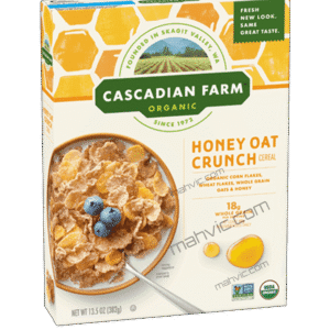 Cascadian Farm Organic Honey Oat Crunch Cereal 340g