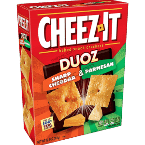 Cheez It Baked Snack Crackers Douz Sharp Cheddar 12.4oz 351g