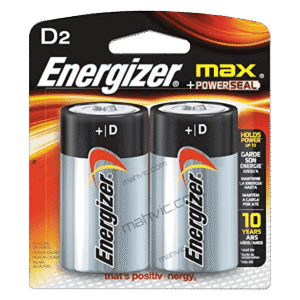 Energizer Batteries D 2 No Max