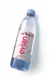 Evian Mineral Water Bottle