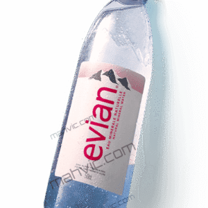 Evian Mineral Water Bottle