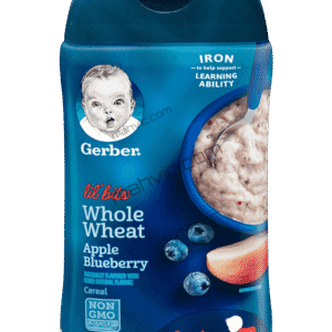 Gerber Lil Bits Whole Wheat Cereal Apple Blueberry