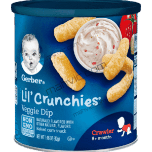 Gerber Lil Crunchies Veggie Dip Baby Snacks