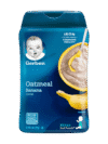 Gerber Oatmeal and Banana Baby Cereal