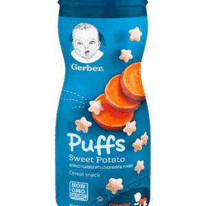 Gerber Puffs Sweet Potato Cereal Snack 42 Grams Crawler 8 Months