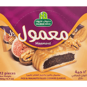 Halwani Bros Maamoul Dates With Figs Walnut 480g
