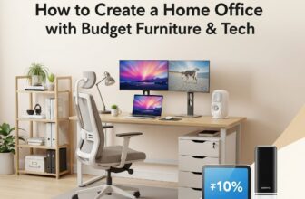 How to Create a Home Office with Budget Furniture Tech from MAHVIC