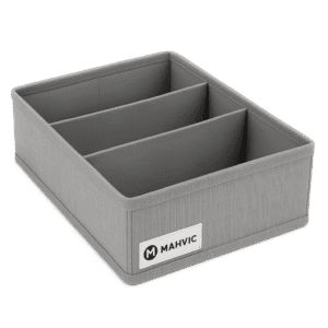 MAHVIC Drawer Organizer – 4 Slot Fabric 1