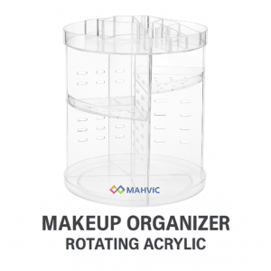 MAHVIC Makeup Organizer – Rotating Acrylic