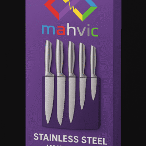 MAHVIC Stainless Steel Knife Set – 6 Pcs