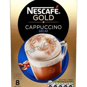 Nescafe Gold Cappuccino 8 Mug Decaf Coffee