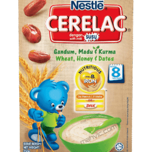 Nestle Cerelac Wheat Honey Dates 250 Grams