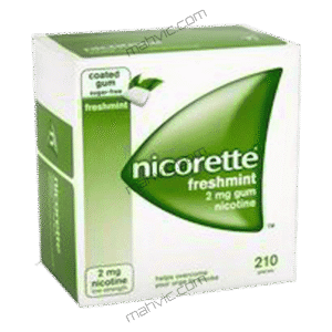 Nicorette Original 2mg Sugar Free Gum
