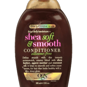 OGX Silicone Free Thick Coarse Hair Frizz DefyMoisture Shea Soft Smooth Conditioner