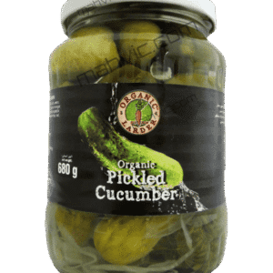 Organic Larder Organic Pickled Cucumber 680 Grams