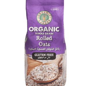 Organic Larder Organic Whole Grain Rolled Oats Gluten Free 500 Grams