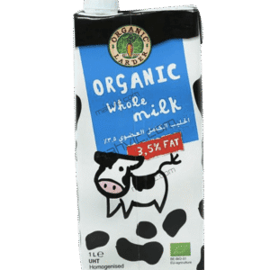 Organic Larder Organic Whole Milk 1Ltr
