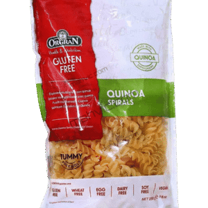 Orgran Gluten Free Spirals With Quinoa Pasta