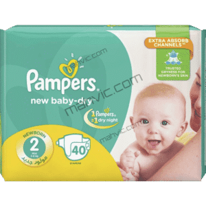 Pampers New Born Size 2 40 Pieces