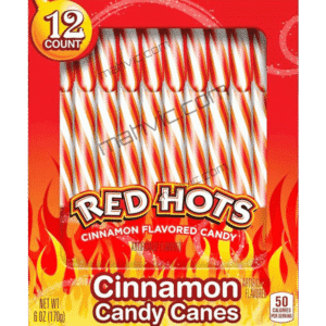 Red Hot Cinnamon Christmas Candy Canes 170g