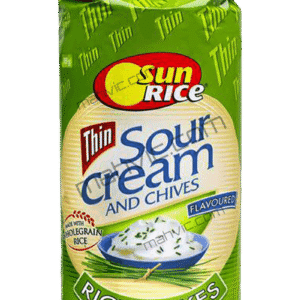 Rice Wholegrain Thin Sour Cream Rice Cakes