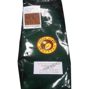 Sumatran Green Coffee Bean Whole Dark Viennese 250 Grams