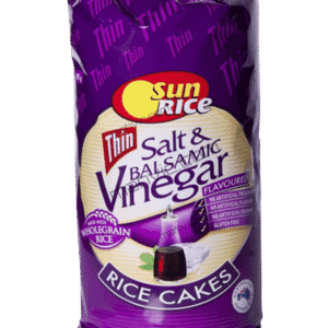 Sunrice Crackers Salt Balsamic Vinegar