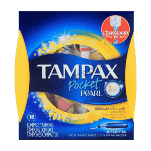 Tampax Pearl Leakguard Regular Unscented 18Ct