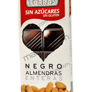 Torras Sugar Free Whole Almond Dark Chocolate