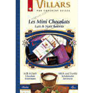 Villars Mini Choco Swiss Game Etui Box 250G