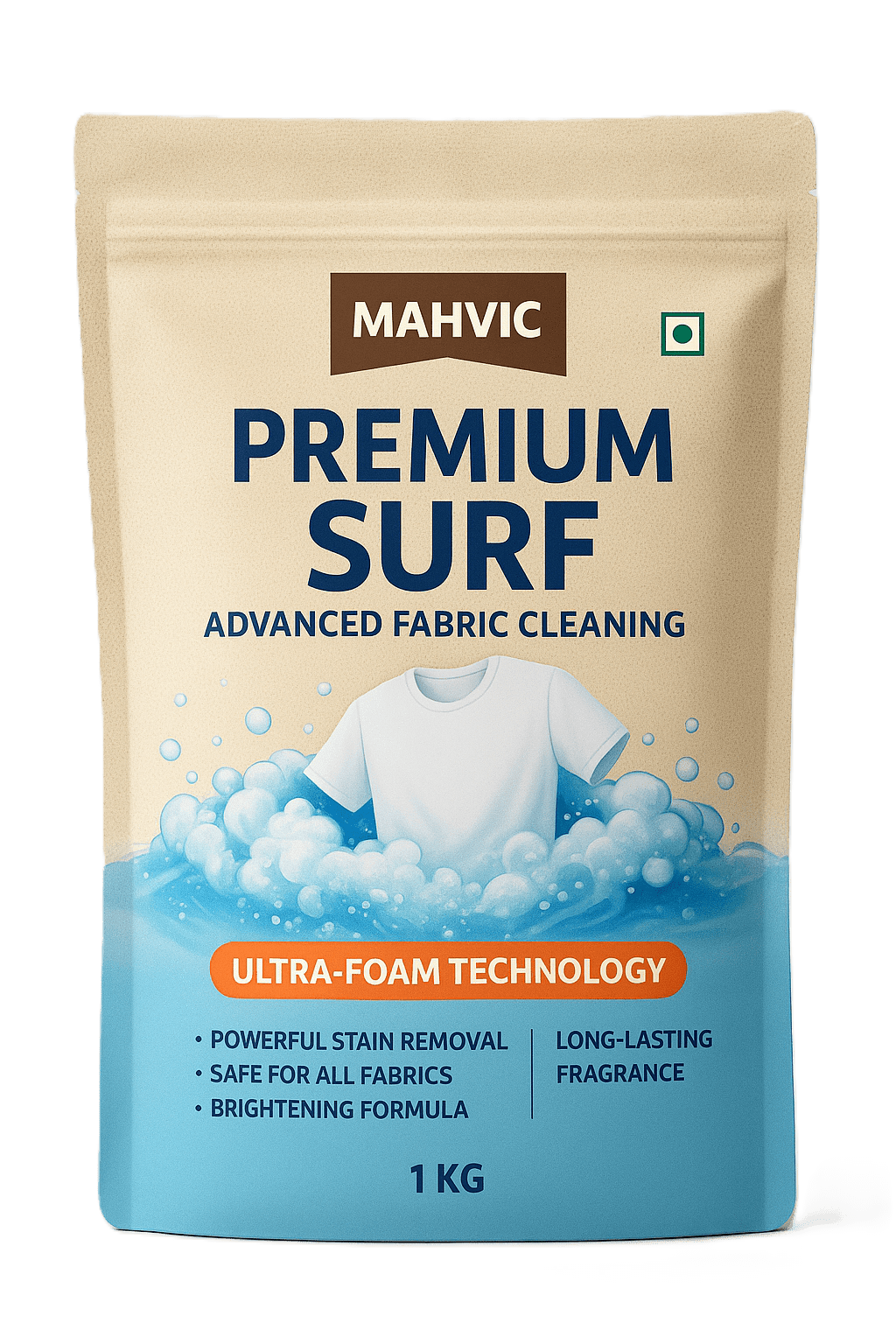 MAHVIC Premium Surf – High Foam Laundry Detergent