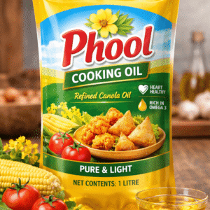 Phool Cooking Oil 1L Pouch | Refined Canola Oil | Pure & Light