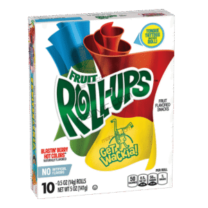 Betty Crocker Fruit Roll Ups Blastin Berry Hot Colors Fruit Snack
