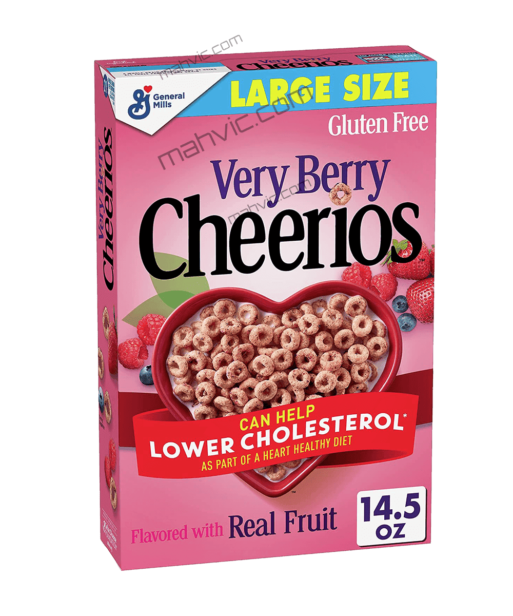 General Mills Very Berry Cheerios Gluten Free Breakfast 14.5oz