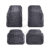 Car Rubber Mat Black Fine 4pcs